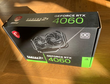 Nvidia MSI GeForce RTX 4060 Ventus 2x Black 8 GB OC | Wie Neu OVP | Restgarantie