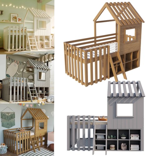 Kinderbett hausbett jungenbett - hausbett,