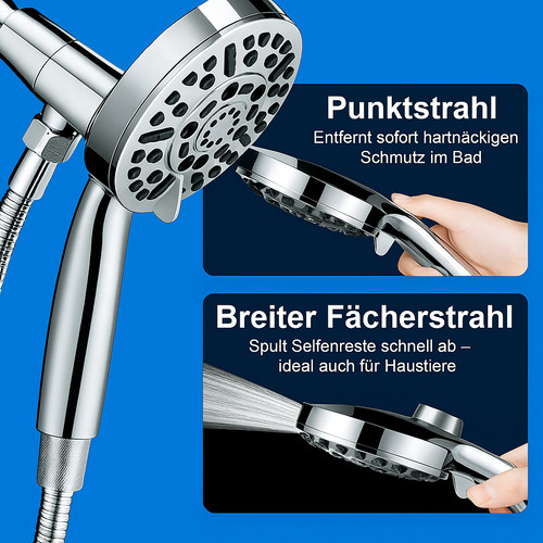Xxl duschkopf magnetisch - magnetisch, ohne