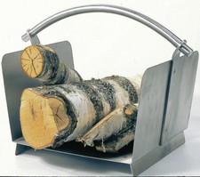 HOLZKORB KAMINHOLZKORB KAMINHOLZ KORB BRENNHOLZ SCHWARZ EDELSTAHL ES MATT NEU