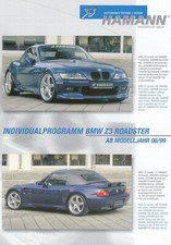 BMW Z3 ROADSTER HAMANN Tuning Prospekt Brochure Sheet 84