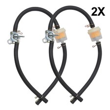 2x Universal Benzinhahn Ø