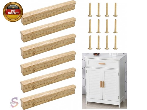 Stück möbelgriffe holz - 6,