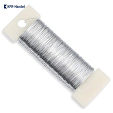 Rostfreier Schmuckdraht Ø 0,35 mm - 50 m Basteldraht für Schmuckherstellung