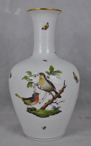 Herend rothschild vögel vase - vögel,