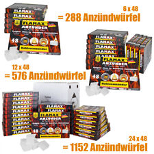 288x / 576x / 1152x Anzündwürfel Kaminanzünder Kohleanzünder Ofenanzünder Flamax