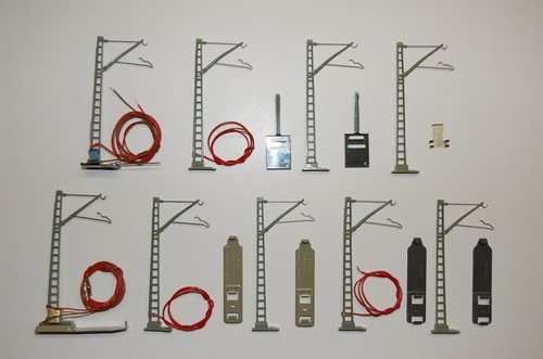 Märklin mast fahrleitung - ,