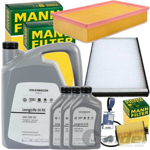 Mann filterset original - mann, vw