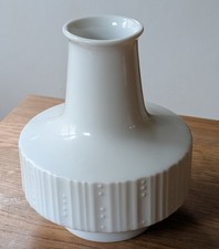 Vintage: Rein weiße Vase von