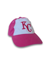MLB Cap Kansas City Royals Pink Weiß Unisex Verstellbar Baseball Hat