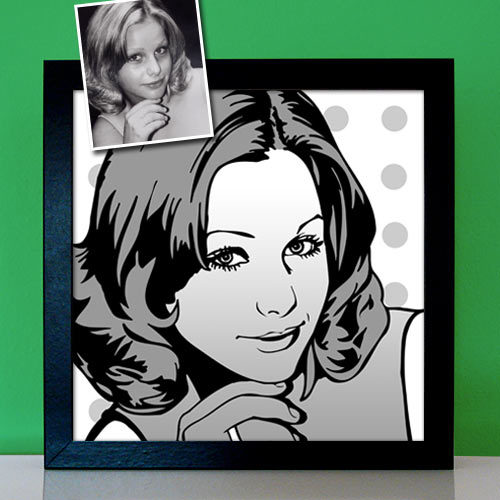 Pop art portrait aus - art,