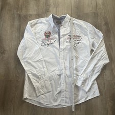 Herren Hemd Weiß Langarm XXL