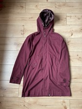 Pretty Green by Liam Gallagher Parka Burgundy Size S Neu
