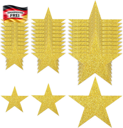 Goldene stern papier - goldene,