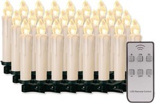 LED Kerzen Lichterkette 30 Stk