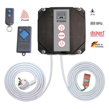 Dickert FUNK Rolltor Steuerung 868 MHz RTS20Q SET Garagen Tor Antrieb od. Sender