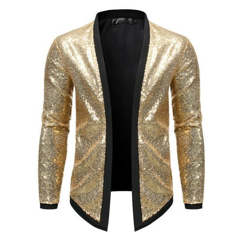 Herren pailletten jacke mantel - jacke,