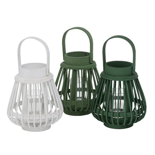 Windlicht bambus mit - bambus,