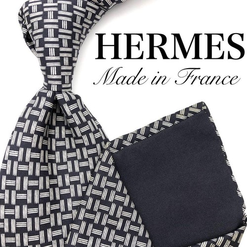 Hermes pre owned navy pattern - pre-owned,