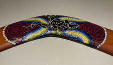  Bumerang, Deko, bunt bemalt