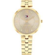 Tommy Hilfiger 1782685 Armbanduhr Damenuhr Edelstahl Goldfarben 34 mm UVP 139,-
