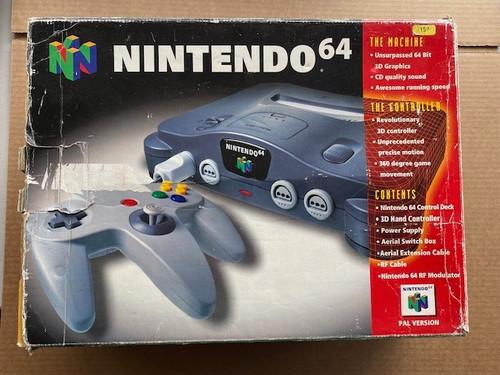 N64 konsole boxed - n64,