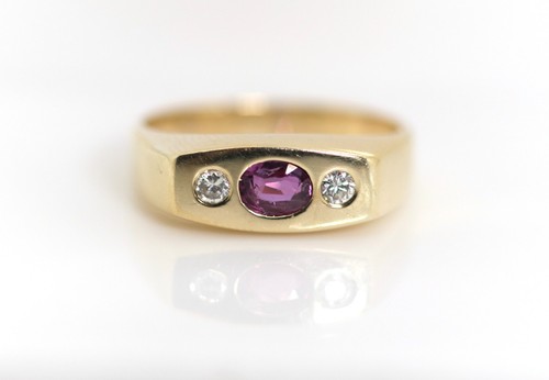 Klassisch bandring 14kt - bandring,