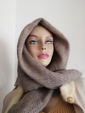 Strickschal Hand Made Tuch Echte Wolle 85х85 Russischer Stola платок wunderschön