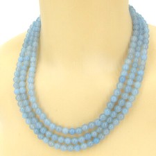 3 reihige Edelstein Kette