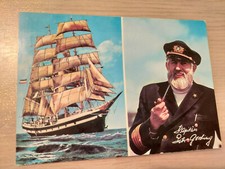 Postkarte Segelschiff Seute
