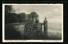 Festung Königstein /Sächs. Schweiz, Georgenburg und Hungerturm, Ansichtskarte 