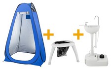 Stabile Camping Toilette mit