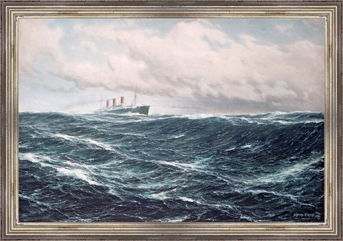 Dampfer auf hoher - , 1918
