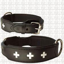 WOZA Premium Hundehalsband Swiss Vollleder Sattlernaht Soft Rindnappa ОШЕЙНИК R1