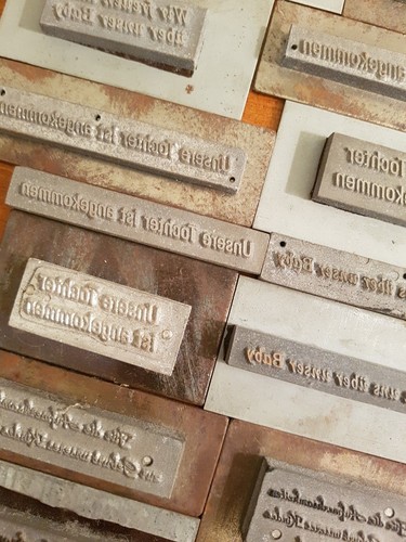 Geburt prägestempel - st.,