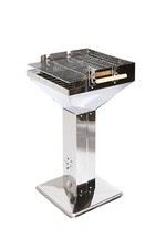 Tepro 1066N Edelstahl Trichtergrill Holzkohlegrill "Vista"