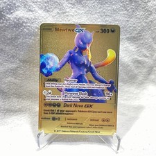 Mew Mewtwo Pokemon Karte Gold