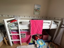 Kinderhochbett 90x200 cm mit