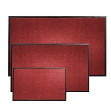 Schmutzfangmatte Sauberlaufmatte Türmatte Fußabtreter 3 Größen | Diamond | Rot