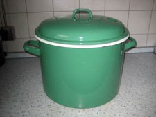 emaillierter Einkochtopf / Konservenkocher / Einmachtopf  25L