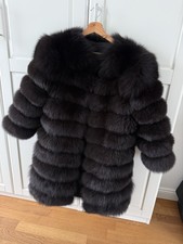 echter Pelzmantel Damen Fuchs langer Pelzmantel . modern echter Fuchs. Größe 38 
