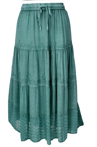 Bestickter boho hippierock - bestickter,