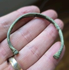 Keltischer Bronze Armreif aus der Latene Zeit,  Original,  8. - 5. Jh. v. Chr.