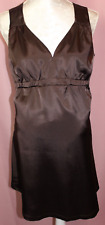Abendmode Umstandsmode "QUE SERA" festliches Satin Top* Gr. 38 Farbe: Braun NEU