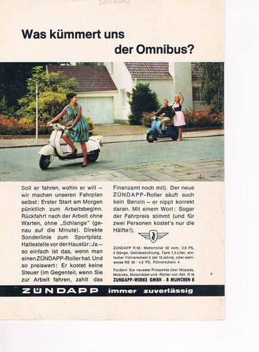 Zündapp werbeanzeige werbung - zündapp,