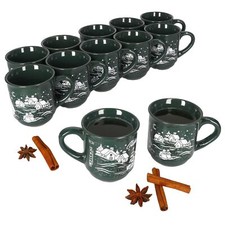 12x Glühweinbecher 0,2L grün