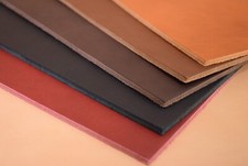 Bullenleder Taschenleder 2 mm Wunschgröße schwarz  und braun Blankleder Dosset20