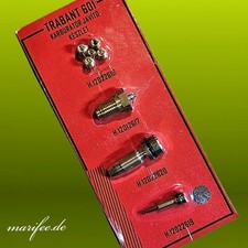 Vergaser-Reparatursatz Trabant 601, neue Ausführung, 8-tlg. Art.-Nr. 42057