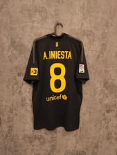 Originales Andres Iniesta FC Barcelona Trikot 2011/12 Maillot Maglia