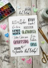 Stempelset Clear Stamps